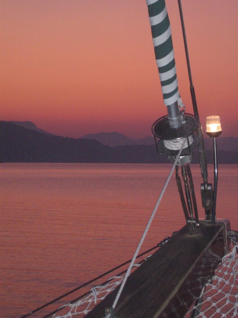 View of Turkey from a boat