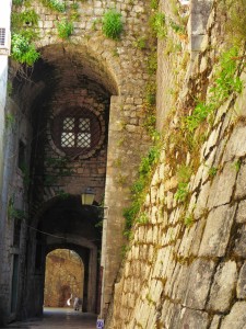 kotor inside city walls