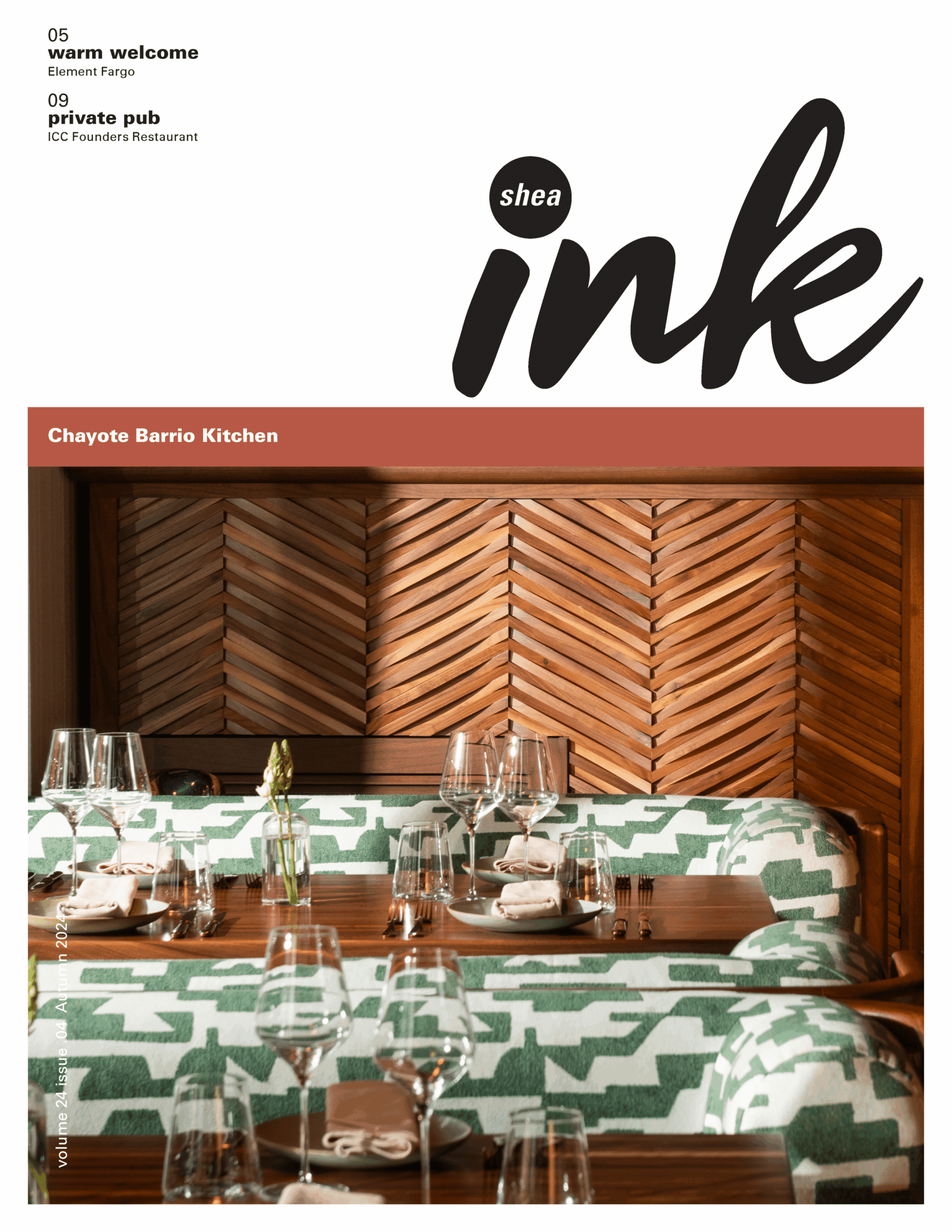 Shea Ink Volume 24 Issue 4 front cover page