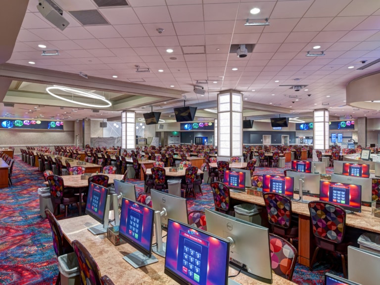 Bingo Floor at Mystic Lake Casino